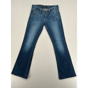 Hudson Women Medium Wash Low Rise Bootcut Denim Jeans Made in USA 31x32